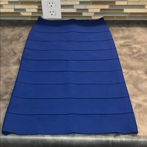 Royal blue bcbg bandage skirt